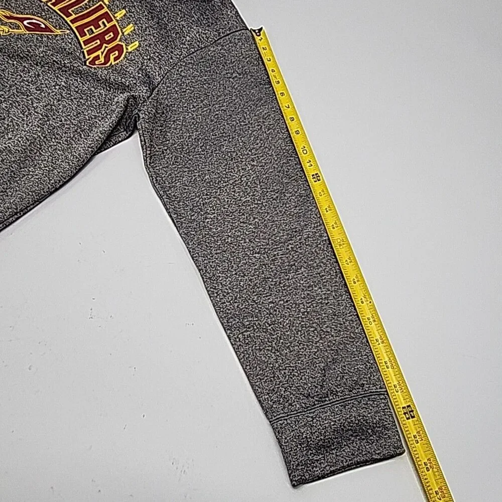 Cleveland Cavaliers Hoodie Sweatshirt TX3 Warm Gray Men XL NBA Basketball CAVS